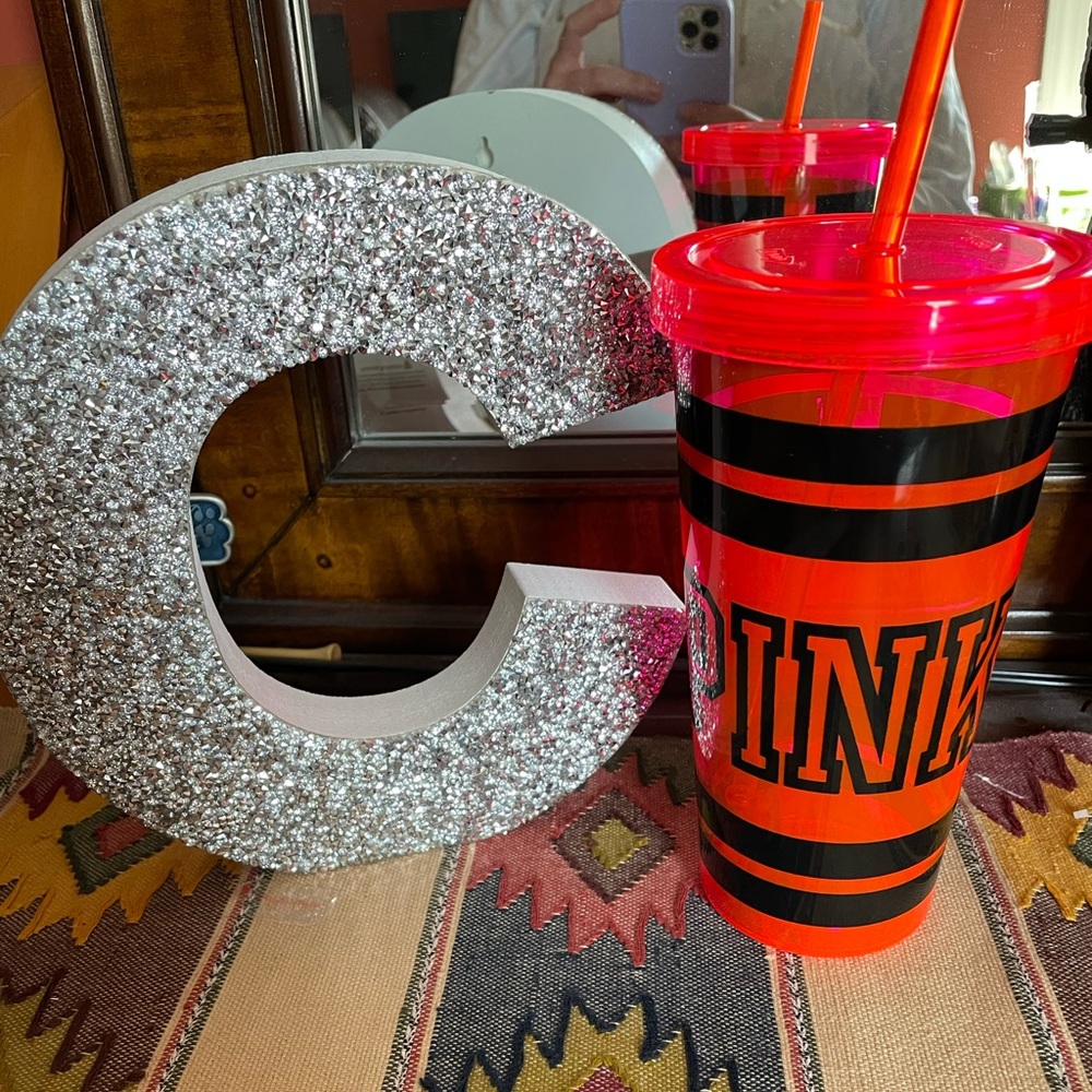 VS Pink Neon Pink Tumbler